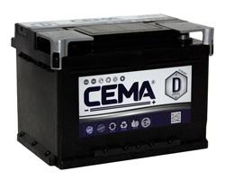 Baterías Cema CB600 - BATERIA CEMA -D-  60 AH  480 A (- +)