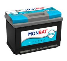 Baterías Monbat MT70EFB - BATERIA MONBAT -EFB- 70AH 680A